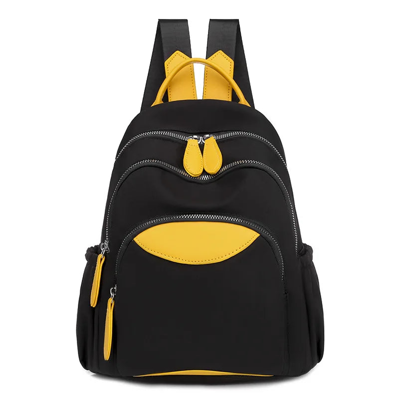 Yellow Mini Backpack Casual Sport Mobile Phone Book Bag