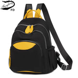 Yellow Mini Backpack Casual Sport Mobile Phone Book Bag