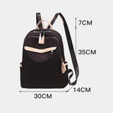 Women Small Backpack Girls Schoolbag Waterproof Laptop Bag