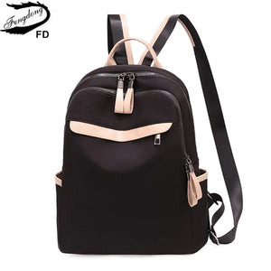 Women Small Backpack Girls Schoolbag Waterproof Laptop Bag