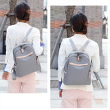 Women Small Backpack Girls Schoolbag Waterproof Laptop Bag