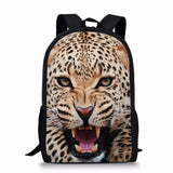 Ferocious Animals Backpack for Kid Girls School Travel Bag