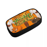 Fight Of Animals Pen Box Student Anime Zipper Pen Bag