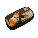 Fight Of Animals Pen Box Student School Anime Zipper Pen Bag