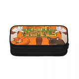 Fight Of Animals Pen Box Student Anime Zipper Pen Bag
