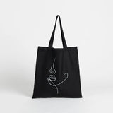 Stylish Reusable Canvas Tote Book Handbags Eco Friendly Grocery Purses