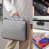 Lockbox Folder Storage Office Document Handbags