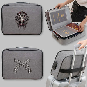 Lockbox Folder Storage Office Document Handbags