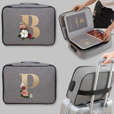 Waterproof Lockbox Folder Office Document Storage Handbag