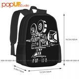 Film Camera Cinemascope Movies Cinema Backpack Large Capacity