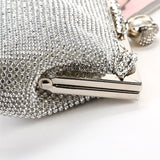 Rhinestone Handbags Metal Chain Shoulder Crossbody Bags