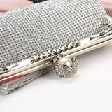 Rhinestone Handbags Metal Chain Shoulder Crossbody Bags