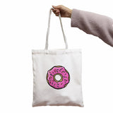 Harajuku Gothic Canvas Bag Horror Cartoon Large Shopper Bag
