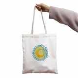 Harajuku Gothic Canvas Bag Horror Cartoon Large Shopper Bag