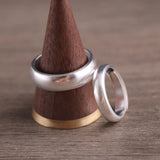 Ethnic Ancient Silver Ring 999 Sterling Silver Couple Holiday