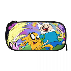 Finn (Adventure Time) Pen Box Student School Anime Zipper Pen Bag