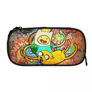Finn (Adventure Time) Pen Box Student School Anime Zipper Pencase