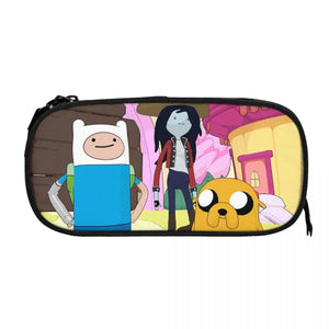 Finn (Adventure Time) Pen Box Student School Anime Zipper Pen Bag