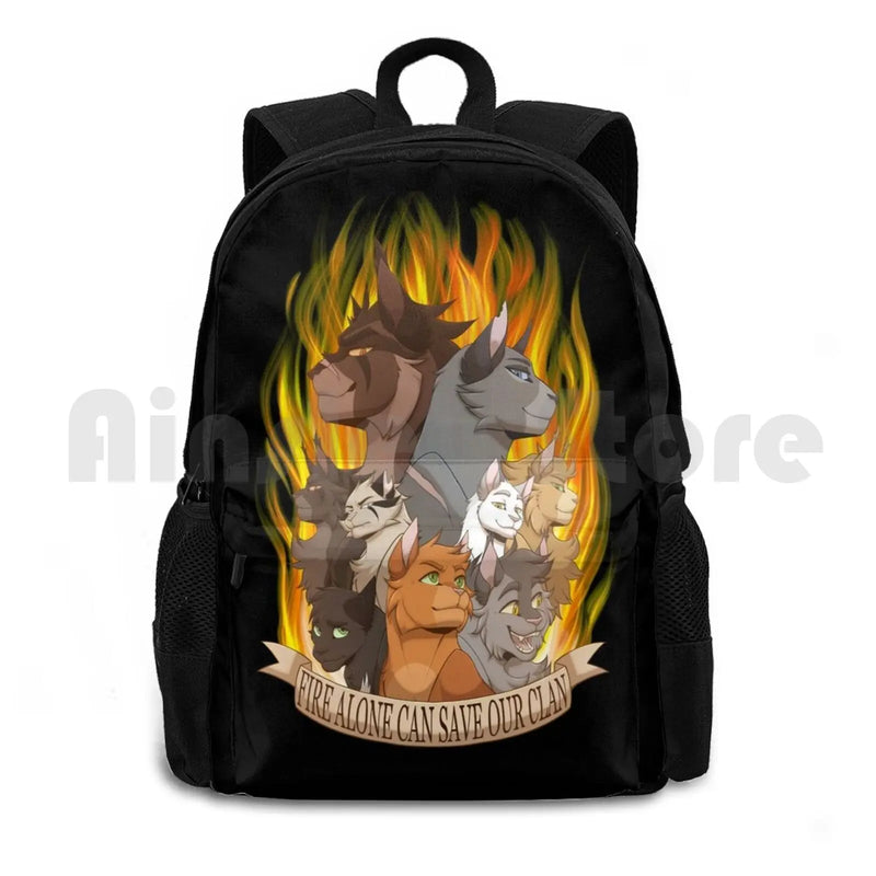 Flame Outdoor Hiking Backpack for Cats and Kittens