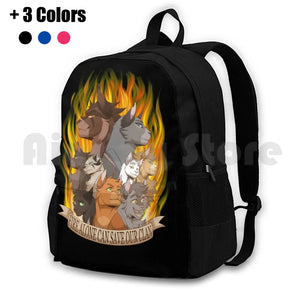 Flame Outdoor Hiking Backpack for Cats and Kittens