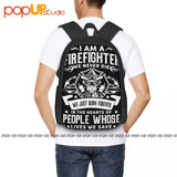 Firefighter Fireman Backpack Large Capacity School Softback 3D Printing