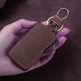 First Layer Cowhide Key Case Leather Motorcycle Key Case