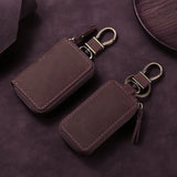 First Layer Cowhide Key Case Leather Motorcycle Key Case