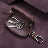 First Layer Cowhide Key Case Leather Motorcycle Key Case