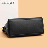 Cowhide Women Purses Wide Strap Tote Bag Soft Casual for Weekend Vacation