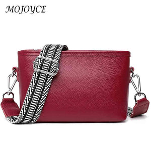 Cowhide Women Purses Wide Strap Tote Bag Soft Casual for Weekend Vacation