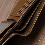 Retro Cowhleather Men's Wallet Short Two-fold Multi-card Wallet