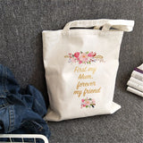 My Mother Forever My Mom Tote Bag Reusable Canvas Shopping Bag