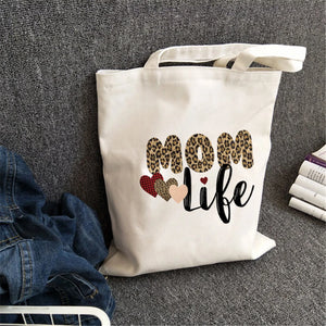 My Mother Forever My Mom Tote Bag Reusable Canvas Shopping Bag