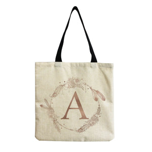 First One 26 English Letters Garland Women's Shoulder Bag Outdoor Large Capacity