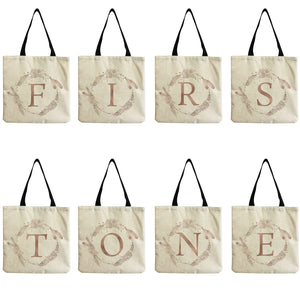 First One 26 English Letters Garland Women's Shoulder Bag Outdoor Large Capacity