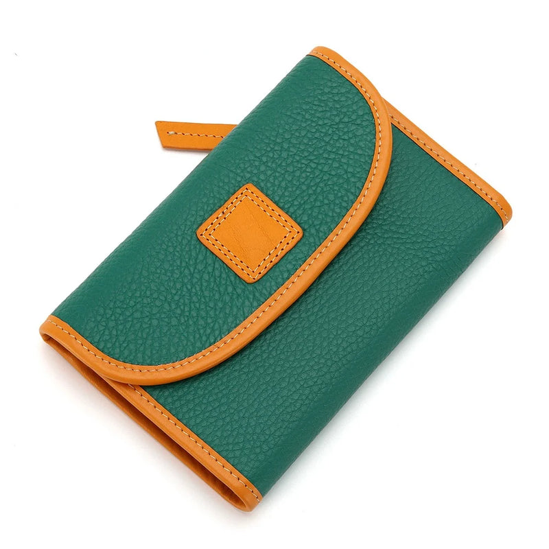 Colorful Patch Women Folded Wallet Cardholder Female Purse