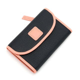 Colorful Patch Women Folded Wallet Cardholder Female Purse