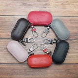 Leather Car Key Bag Keychain Pouch Keys Holder