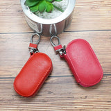 Leather Car Key Bag Keychain Pouch Keys Holder
