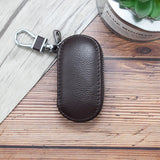 Leather Car Key Bag Keychain Pouch Keys Holder