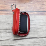 Leather Car Key Bag Keychain Pouch Keys Holder