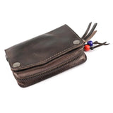 Vintage Leather Keychain Pouch Wallet Cardholder Purse