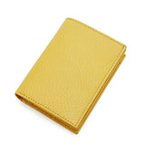 Women's Folded Wallet Purse Genuine Leather