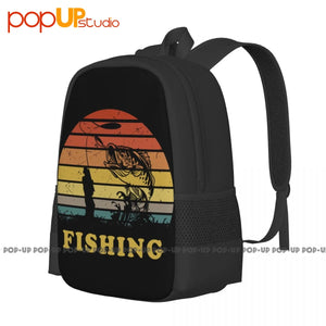Large Capacity Fishing Backpack Foldable Storage Bag