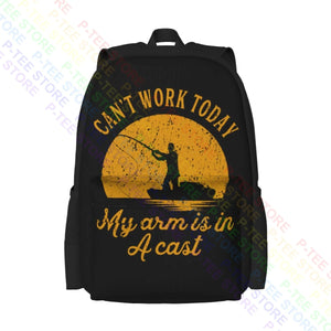 Large Capacity Multi-function Backpack for Fishing with Arm Cast