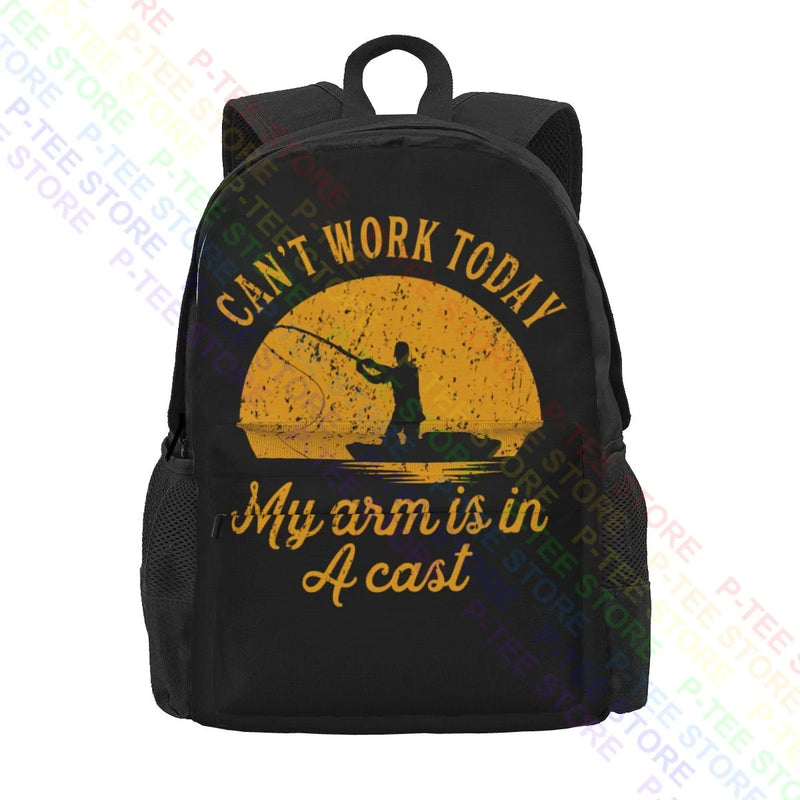 Large Capacity Multi-function Backpack for Fishing with Arm Cast