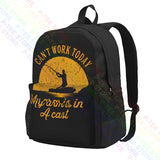 Large Capacity Multi-function Backpack for Fishing with Arm Cast