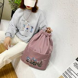 Water Resistant Fitness Backpack Gym Sack Drawstring Bag