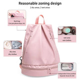 Women's Waterproof Beach Backpack with Wet Dry Separation