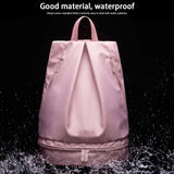 Women's Waterproof Beach Backpack with Wet Dry Separation